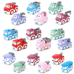 Nouvelles mini voitures de ville bon marché à tirer en arrière, camions, jouets, véhicules, ensemble de modèles de voitures, voitures à friction, voitures en métal moulé sous pression, jeu éducatif - Product Image 6