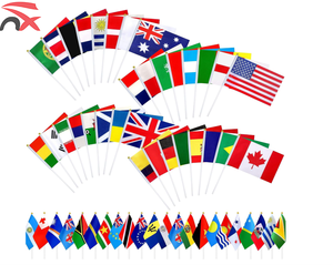 Offerta Speciale: 226 <span class=keywords><strong>Bandiere</strong></span> Internazionali di Diversi <span class=keywords><strong>Paesi</strong></span> <span class=keywords><strong>del</strong></span> <span class=keywords><strong>Mondo</strong></span>, Mini <span class=keywords><strong>Bandiere</strong></span> Portatili per Tifo ed Esaltazione - Product Image 2
