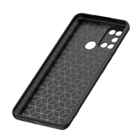 Coque en Silicone TPU pour OPPO Realme 7i /C17, étui de téléphone portable à Texture croisée, avec trou précis, produit d'usine, Durable