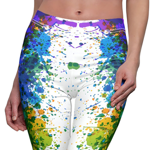 Leggings de sport pour femmes à taille haute, extensibles et ajustés, pour la course et l'entraînement, avec design personnalisé par sublimation - Product Image 4
