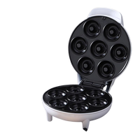 Machine à mini-beignets en gros, 7 petits beignets, portable, 750W, machine à gâteaux, machine à gaufres pour usage commercial et domestique