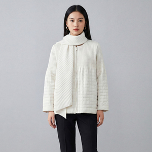 Cappotto in Cotone da <span class=keywords><strong>Donna</strong></span> di Alta Qualità, Stile <span class=keywords><strong>Chic</strong></span> e alla Moda, con Fodera in Poliestere, <span class=keywords><strong>Abbigliamento</strong></span> Casual da Esterno - Product Image 1
