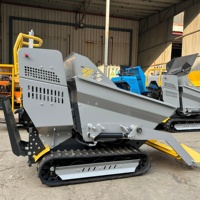 Chinesischer Automatischer Raupenkipper 4x4 Kleiner Transporter Mini-Dumper Crawler Mini-Dumper