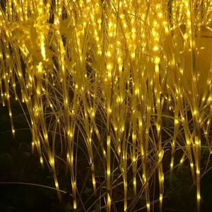 DC12V 10pcs/set Plug-in Ground Gloden Wheat <strong>Rice</strong> Landscape Decorative Lamp for Garden - Product Image 5