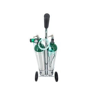 Mid-Star vận chuyển nhôm E kích thước y tế oxy Tank giỏ hàng điều chỉnh CGA 870 bệnh nhân nhà oxy thiết bị trị liệu - Product Image 4