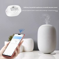 SIXWGH Italien Standard WiFi Smart Power Socket Alexa Voice Control 16A EU Plug Android Remote Access Bar Design ABS Material No