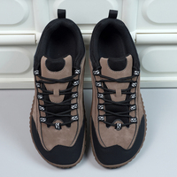 Chaussures de travail et de sécurité pour hommes, randonnée et trekking en plein air, bottes de randonnée, baskets, bout large, cuir microfibre