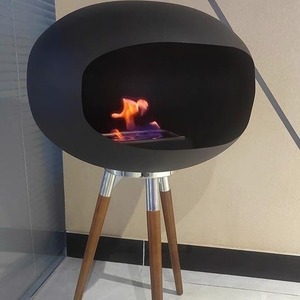 Soporte <span class=keywords><strong>de</strong></span> <span class=keywords><strong>Chimenea</strong></span> Metálico Moderno con Base Alta, para <span class=keywords><strong>Bioetanol</strong></span>, Portátil, sin Humo, Decorativo, para Uso en Interiores y Exteriores - Product Image 6