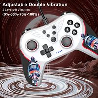 Nouvelle arrivée PC Gaming Gamepad Android Phone Wired Game Controller avec fonction de programmation