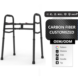 <span class=keywords><strong>Deambulatore</strong></span> Leggero a Quattro Gambe <span class=keywords><strong>con</strong></span> Seduta Morbida in Pelle, Ruote Antiscivolo e Struttura Pieghevole, Sedia Stampella e Ausilio alla Mobilità per Anziani - Product Image 2