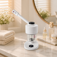 Vaporizador Facial Eléctrico Profesional con Tecnología Nano Iónica, Hidratante y Anti-Acné, con Tanque de Agua de 350 ml para una Limpieza Profunda, Spa Facial en Casa