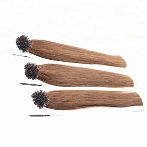 Russian 100 <b>Cheap</b> Remy U Tip Hair <b>Extensions</b> Wholesale 1G Strands Miami Nail Tap Hair <b>Extension</b> - Product Image 4