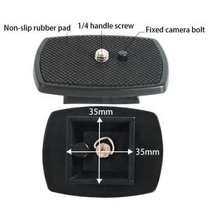 삼각대 예비 부품 도매 카메라 액세서리 사진 삼각대 카메라 마운트 어댑터 빠른 릴리스 기본 플레이트 yunteng - Product Image 5