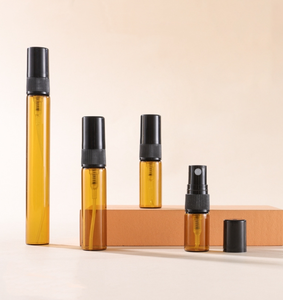 2ml 3ml 5ml <span class=keywords><strong>10ml</strong></span> nước hoa nhỏ <span class=keywords><strong>Atomizer</strong></span> hổ phách lọ mẫu chai thủy tinh với nhựa bơm phun Mini Tester chai - Product Image 3