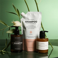 Haute qualité écologique debout Kraft papier bec pochette recyclable liquide bec emballage pochette sac pour shampooing