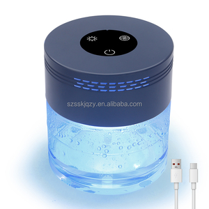 Humidificador de aire con aromaterapia USB, <span class=keywords><strong>difusor</strong></span> de <span class=keywords><strong>aceites</strong></span> <span class=keywords><strong>esenciales</strong></span> con botones de pantalla táctil y luz nocturna de 8 colores - Product Image 1