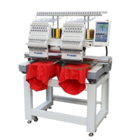 Machine à broder à 2 têtes