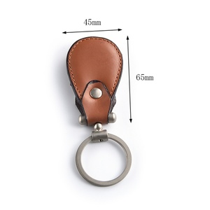 Llavero de Metal Sublimado, Porta Llaves de Cuero PU PVC con Logotipo Personalizado Grabado - Product Image 6