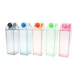 500Ml Unbreakable Leak-Proof <b>Milk</b> Carton Shaped Direct Drinking Plastic Water <b>Bottle</b> for Party Souvenir Gifts - Product Image 2