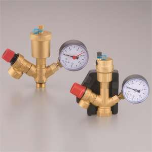 Groupe de soupapes de sécurité personnalisées OEM Pièces de chaudière en laiton <span class=keywords><strong>avec</strong></span> manomètre Vanne d'<span class=keywords><strong>eau</strong></span> manuelle - Product Image 3