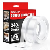 Ruban adhésif PU nano haute température double face en caoutchouc PE résistant aux UV pour fixation industrielle sécurisée