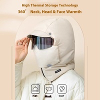 Chapeaux thermiques d'hiver pour femmes et hommes, épais, personnalisés, décontractés, coupe-vent, protection des oreilles, du visage et du cou, 100% polyester