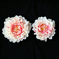 Bunga Peony Raksasa Sutra Buatan 45-55cm, Penjual Terlaris, untuk Dekorasi Jendela dan Pernikahan