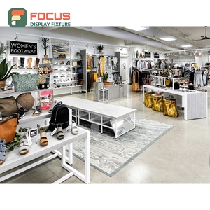 Customized Shop Interior Metal Retail Fixture Turnkey Project Fashion Store - Product Image 4
