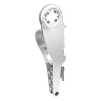 Pièces de robot en acier inoxydable et aluminium usinées sur mesure par CNC, module de membre inférieur, support de cuisse, tube de biellette