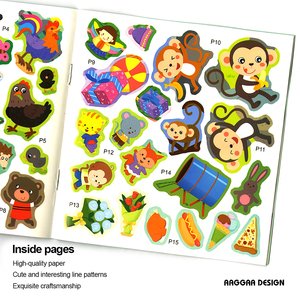 Livres pour enfants imprimés sur mesure, jouets, livres d'autocollants, livres de coloriage, supports imprimés, étiquettes, pour le développement intellectuel - Product Image 3