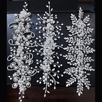 Nouvelle mode nuptiale 2025, accessoire de cheveux fait main avec chaîne à griffes en strass, feuille, accessoires de mariage, bandeau, couronne de cheveux