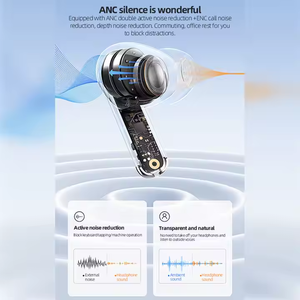 Auriculares Inalámbricos con Pantalla LED, HiFi Estéreo, Bajos Profundos, Cancelación de Ruido ENC - Product Image 5