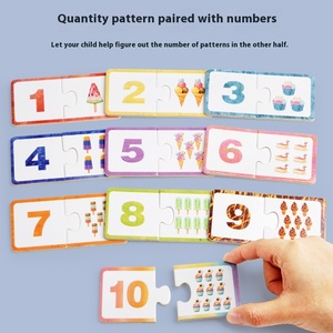 Trẻ em của Montessori Đồ chơi giáo dục cầu vồng bằng gỗ nhận thức giác ngộ thú vị trò chơi kỹ thuật số cho trẻ em - Product Image 4