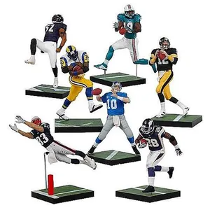Figurina sportiva in resina personalizzata, action figure di football americano