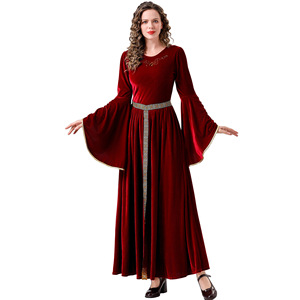 Disfraz de Halloween, Estilo Europeo Medieval Renacentista, Disfraz de Reina del Palacio, Cosplay, Actuación, Princesa, Fiesta, Vestido de <span class=keywords><strong>Drama</strong></span> - Product Image 2