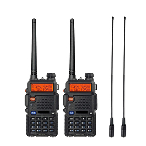 วิทยุสื่อสารแบบสองทาง 3-5 กม. ไตรแบนด์ 108-136MHz รุ่นปรับปรุง 5RX วอล์คกี้ทอล์คกี้แบบพกพา ไม่มีหูฟัง - Product Image 1