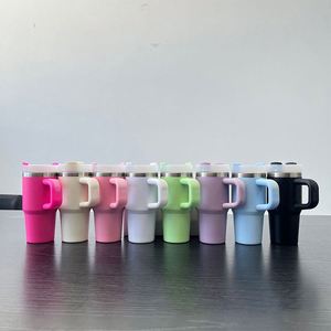 Vaso Térmico Personalizado de 14 oz con Asa, Mini Termo Infantil, Vasos Térmicos, Botella de Agua Infantil de Acero Inoxidable Libre de BPA - Product Image 1