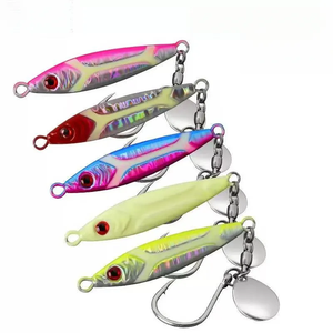 Mồi câu jigging kim loại chì 14g, móc ba ngạnh, dùng cho nước mặn và hồ, câu cá vược, cá hồi, cá rô, mực giả, câu sông - Product Image 1