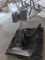Chaise de fitness commerciale en métal, type banc romain, pliable, avec dossier réglable, pour l'entraînement abdominal et musculaire du dos et de la taille