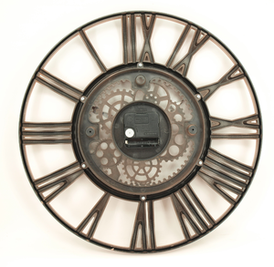 <b>Wall</b> <b>Clock</b> Roman Numerals Skeleton Farmhouse Plastic Rustic <b>Digital</b> <b>Wall</b> <b>Clock</b> Home Decorative - Product Image 3