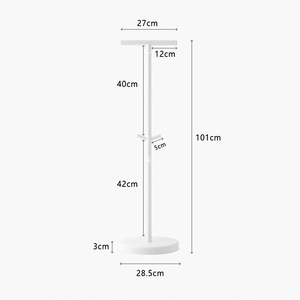 Nuovo metallo 6 ganci free standing appesi porta borse rimovibili per la casa bambino stendibiancheria per camera da letto cappelli vestiti rastrelliera - Product Image 6