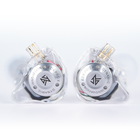 KZ EDX Pro X 1DD Earphone HiFi Bass 1 Dynamic Earbuds In-Ear Monitor Headphone Headset Earphone Berkabel 3.5MM EDX PRO
