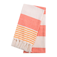 Serviette de plage turque la plus vendue 39 x 71 légère sans sable séchage rapide en coton fabriquée par un fabricant de serviettes de plage