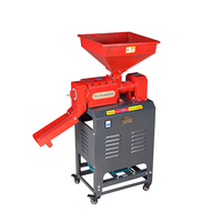 Machine à décortiquer le riz à moteur à essence/électrique 300-350 kg/h, mini décortiqueuse de riz, moulin à riz pour céréales, millet, sorgho, blé