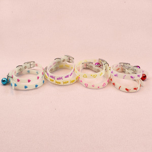 Pet Silicone Glow In Dark <b>Collar</b> For Cats And <b>Dogs</b> Small Medium <b>Large</b> Size Modern Style All Seasons Use - Product Image 2