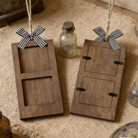 Cadres photo muraux en bois non finis, écologiques, avec corde, forme personnalisée, thème amour, artisanat, décoration de la maison