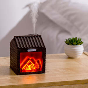 Humidificador Ultrasónico Charcoal House con Aromaterapia y Luz Nocturna, Portátil, Alimentado por USB, Bajo Ruido, para Oficina/Hogar - Product Image 3