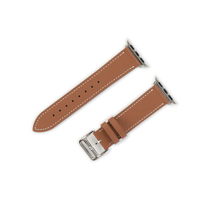Correa Delgada de Cuero <span class=keywords><strong>para</strong></span> Reloj Hermes <span class=keywords><strong>Apple</strong></span> <span class=keywords><strong>Watch</strong></span> Single Tour de 42 mm, Correas de Reloj Attelage - Product Image 2