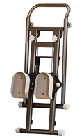 Pas à pas d'escalier pour la salle de sport à domicile grimpeur vertical pliant cardio machine d'exercice grimpeur d'escalier avec guidon réglable