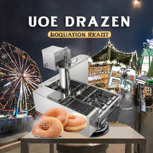 Điện <span class=keywords><strong>Mini</strong></span> <span class=keywords><strong>Donut</strong></span> Maker máy thép không gỉ Doughnut Fryer với hiển thị kỹ thuật số 220V Điều kiện Mới để làm bánh rán bột - Product Image 2